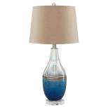 Set of 2 Johanna Table Lamps Blue/Clear - Signature Design by Ashley
