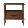 NicBex Transitional Nightstand with 1 Drawer Solid Wood Spindle End table Modern Bedside Table for Living Room, Bedroom, Study - 3 of 4