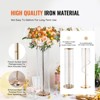VEVOR 10PCS 35.43inchTall Crystal Wedding Flowers Stand,Luxurious Centerpieces Flower Vases Crystal Gold Vase Metal,Perfect for T-stage Wedding Party - 4 of 4
