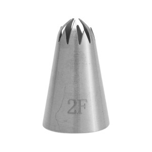 Unique Bargains Piping Tip 304 Stainless Steel Silver Tone 0.51"x0.98"x1.46" 1 Pcs - 1 of 3