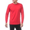 Pro Club Men's Heavyweight Cotton Long Sleeve Crew Neck T-Shirt - 3 of 4