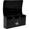 Monster Protectors Magnetic Triple Deck Box - Black, Holds 225 Gaming TCGs, Use w Standard & Smaller Size Gaming Trading Cards, Removable Construction - 2 of 2