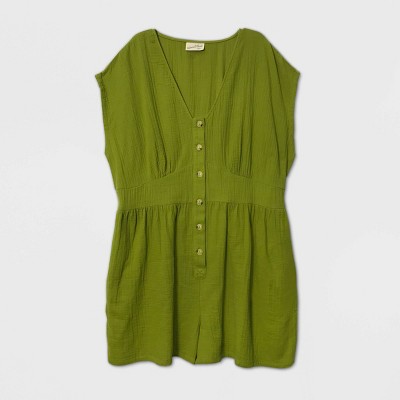 target universal thread denim jumpsuit