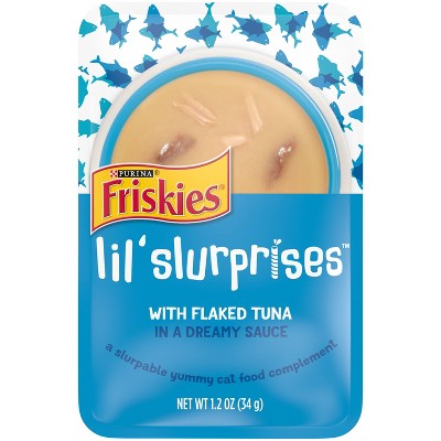 Friskies Lil' Slurprises Compliments Flaked Tuna Wet Cat Food  - 1.2oz
