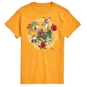 Men's - Disney - Christmas - Family In The Forest Short Sleeve Graphic T-Shirt - 1 of 4