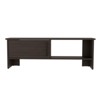 FONTOI Wide TV Stand for TV up to 54" with Storage Shelves&Cabinet, Entertainment Center for Living Room, Dark Walnut, 47.4"*16.6"*12.2" - 4 of 4