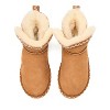 Fireside by Dearfoams Women's Perth Genuine Shearling Fold Down Bootie with Embroidery - 4 of 4
