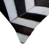 12 X 20  Chevron Cowhide Throw Pillow - 4 of 4