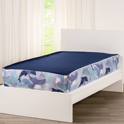 Twin Blue Microfiber Kids Bed in a Bag Set