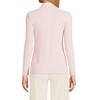 Lands' End Women's Long Sleeve Wide Rib Button Front Polo - 2 of 4