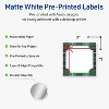 Avery Labels, 3" x 3", Silver-Green Plaid, Matte, 60ct - 2 of 4
