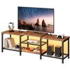 TV Stand to 75 Inch TV, 66.9" Entertainment Center with Power Outlet - 3 of 4