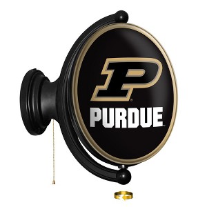 College Oval Rotating Lighted Wall Sign - 1 of 4