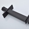 ChicFurnit Bathroom Sink Faucet Single Handle Waterfall Spout for Bathroom Vanity, Black, 13.58"*8.07"*2.75" - 4 of 4