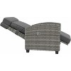 GustoWave Reclining Patio Chair with Independent Backrest & Footrest Adjustment, 150° Lockable Comfort, Easy Armrest Control, Outdoor Lounge - 3 of 3