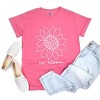 Simply Sage Market Women's In Bloom Sunflower Short Sleeve Garment Dyed Tee - 3 of 4