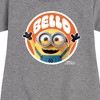 - Despicable Me Minions - Hello Bello Minion Graphic Short Sleeve Fleece Dress - 2 of 4