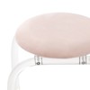YIYIBYUS Modern Minimalist Acrylic Chair, Makeup Chair, Acrylic Clear Desk Chair - 4 of 4