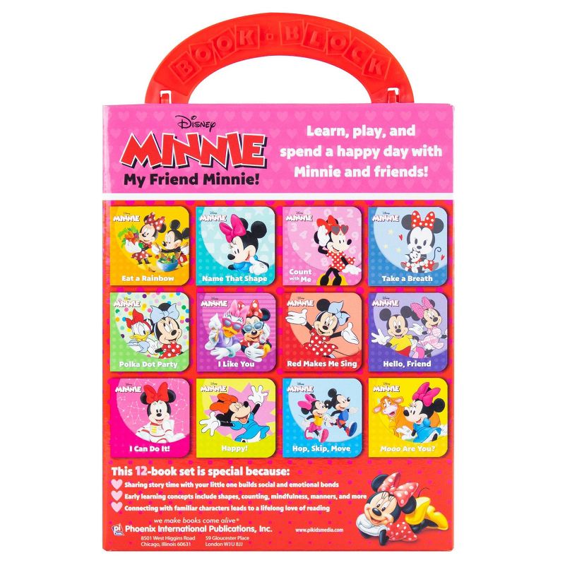 Disney My Friend Minnie Mouse My First Library 12 Board Book Set - by Emily Skwish (Board Book), 4 of 19