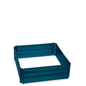 Gardeners Supply Company Demeter Corrugated Metal Raised Bed | Sturdy Corrugated Galvanized Steel Frame Plant Bed | Outdoor Deep Root Planter Box for - 1 of 4