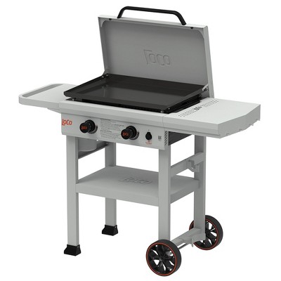 LoCo Cookers Classic “SmartTemp” Griddle, Outdoor Flat-Top Grill, Propane Gas Grill with Built-in Prep Areas and Utensil Pegs