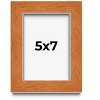 PosterPalooza | Photo Size Flat Brown Picture Frame - UV Acrylic, Foam Board Backing, Hanging Hardware - 2 of 4