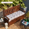 ARTPLAN Outdoor 48 Inch Bench Cushion Tufted for Outdoor Furniture, 48"x18"x4" Wicker Patio Loveseat Cushion All Weather - 3 of 4