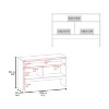 NicBex Console Table with 2-Door Cabinet,Minimalist Entryway Table with 2 Open Shelves,Modern Couch Table for Living Room - 3 of 4