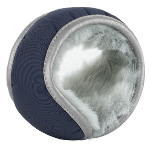 INSPIRE CHIC Gender Neutral Winter Outdoor Behind Hair Faux Coral Fleece Foldable Soft Warm Earmuff - 1 of 4