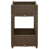vidaXL Raised Bed 15.7"x15.7"x28" Polypropylene - 3 of 4