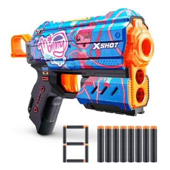 Zuru X-Shot SKINS Flux Poppy Playtime Gametime Dart Blaster
