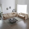 Dexmalle Modern Chenille  Upholestered  2+3 Seater Sofa Set,Beige - 3 of 4