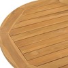 vidaXL Patio Dining Table 35.4 inches x29.5 inches  Solid Teak Wood - 4 of 4