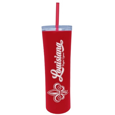 NCAA Louisiana Ragin' Cajuns 18oz Stainless Steel Skinny Tumbler