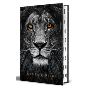 Biblia Rvr 1960 Letra Grande Tamaño Manual, Tapa Dura León de Juda Con Índice / Spanish Bible Rvr 1960 Handy Size Large Print Hardcover Lion of Judah - 1 of 1