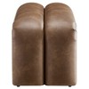Modway Dax Bench – 50.5", Vegan Leather Upholstered Accent Bench - 4 of 4