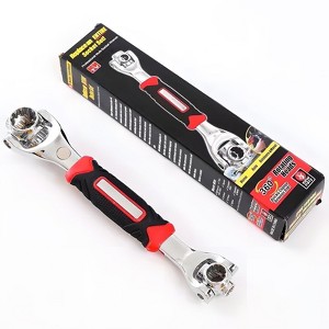 Paaaawaters 52 in 1 Socket Wrench 360 Degree Revolving Multi Tool Wrenches，1PACK - 1 of 4