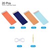 Unique Bargains Party Decoration Reusable Strong Rope Tassel Garland Banner 20 Pcs - 3 of 4