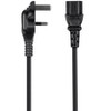 Monoprice 3-Prong Power Cord - 3 Feet - Black, England British Cable, BS 1363 (UK) to IEC 60320 C13, 18AWG, 5A/1250W, 250V For Laptop Computer - 2 of 4
