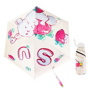 Unique Bargains Compact Umbrella Windproof Folding Lightweight for Travel - 1 of 4