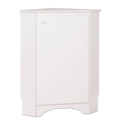 Elite Corner Storage Cabinet - White - Prepac