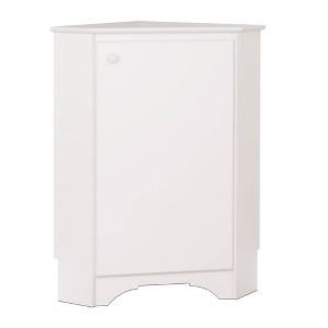 Elite Corner Storage Cabinet - White - Prepac - 1 of 4