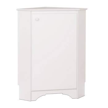 Elite Corner Storage Cabinet - White - Prepac