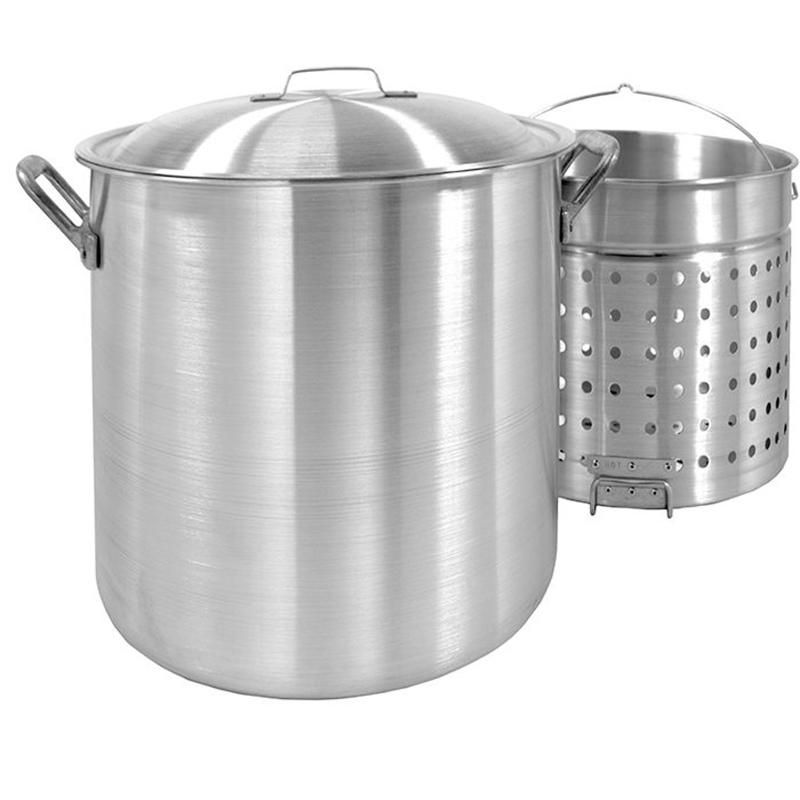 Bayou Classic Aluminum Grill Stockpot with Basket 160 qt 1 pk, 1 of 2