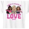 Women's - Barbie - Theres Power In Love Short Sleeve Graphic T-Shirt - 2 of 4