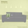 Majestic Home Goods,Pillow Vertical Stripe - 3 of 4