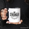 Be Stronger Than Your Excuses Mug, Motivational Gym Workout Fitness Gift | OrnamentallyYou - 3 of 4