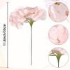 REGALWOVEN Silk Realistic Home Artificial Hydrangea Flowers Bouquets 11.8" 6 Pcs - 4 of 4