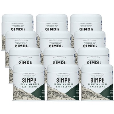 Simpli Peruvian Herb Salt Blend  - Case of 12/4.5 oz
