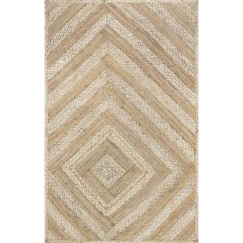Nuloom Anneli Nested Diamond Jute Area Rug : Target